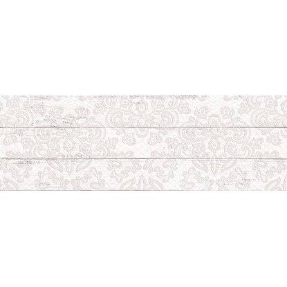 Плитка настенная LASSELSBERGER Шебби Шик белый с принтом 20x60 см