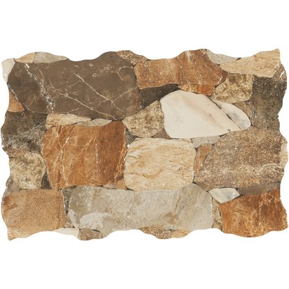 Керамогранит Ecoceramic Petra коричневый 32x48 см