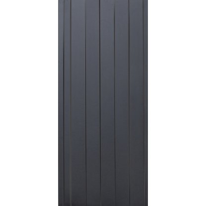 Дверь складная MODERN чёрная кожа 203 х 82 х 2 см