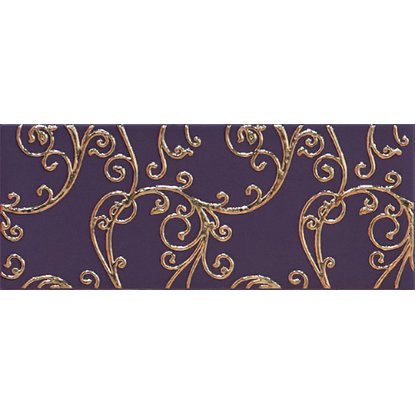Декор АТЕМ TALARI фиолетовый 20x50 см