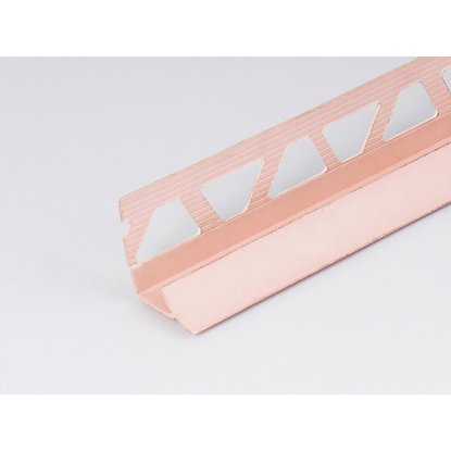 Профиль ПВХ: раскладка под плитку 7 - 8 мм розовая внутренняя 2.5 м
