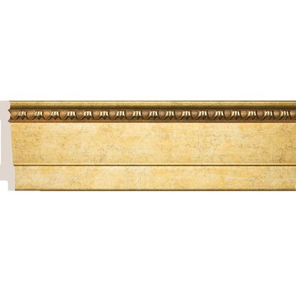 Плинтус потолочный COSCA ART Эрмитаж античное золото 90х25х2500 мм
