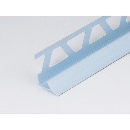 Профиль ПВХ: раскладка под плитку 7 - 8 мм голубая внутренняя 2.5 м