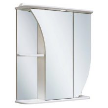 Шкаф зеркальный Runo Белла 65 правый с подсветкой 75 х 65 х 24 см