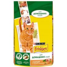 Корм FRISKIES INDOOR для кошек курица/садовая зелень 1,5 кг