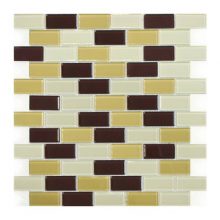 Мозаика ELADA Crystal песочно-коричневый 32,7x32,4 см
