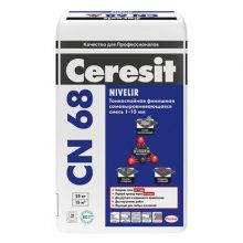 Тонкослойная самовыравнивающаяся смесь Ceresit CN 68 1-15 мм