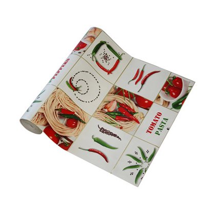 Виниловые обои EURO DECOR Маяк Принт Перчик красные 0,53 м