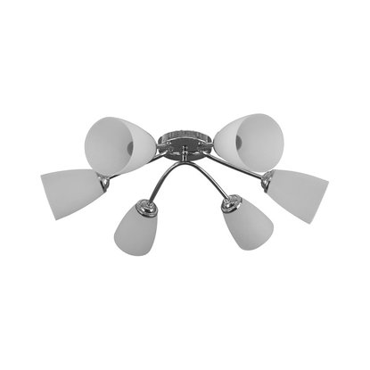 Люстра потолочная J-Light Manu хром 6xE14x40Вт