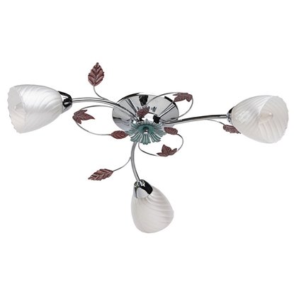 Люстра потолочная DeMarkt Лето хром 3хE14х60 Вт