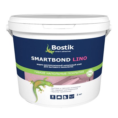 Клей для линолеума Bostik SmartBond Lino 3 кг