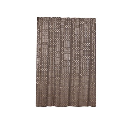 Штора WESS Goldenmind коричневая 200х270 см