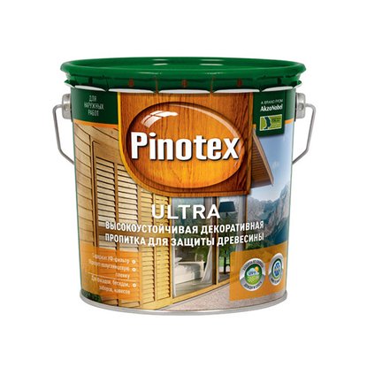 Антисептик Pinotex Ultra белый 2.7 л
