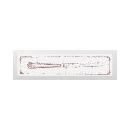 Декор Kerama Marazzi Гамма Нож карамель 8,5х28,5 см