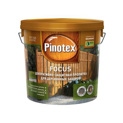 Антисептик Pinotex Focus красное дерево 5 л