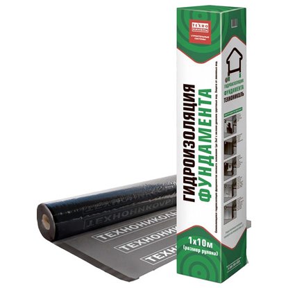 Гидроизоляция фундамента Технониколь 10x1 м
