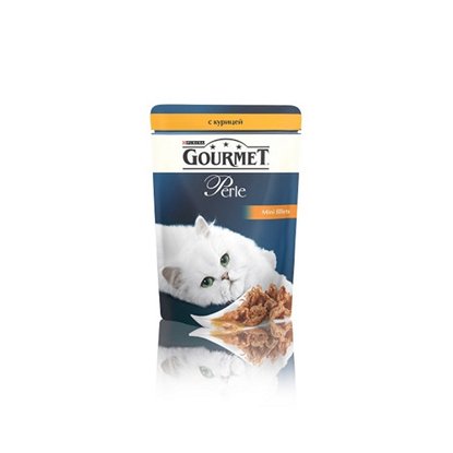Корм для кошек Gourmet perle курица, 85 г