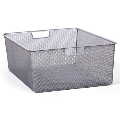 Мелкосетчатая корзина Larvij алюминий серая 555х410х18 мм