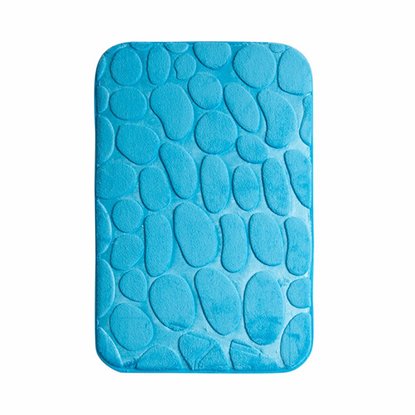Напольный коврик для ванны Sibo Natura голубой