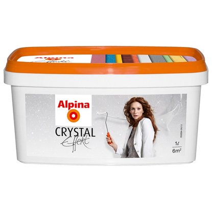 Декоративное покрытие Alpina Crystal Effekt Silber 1 л