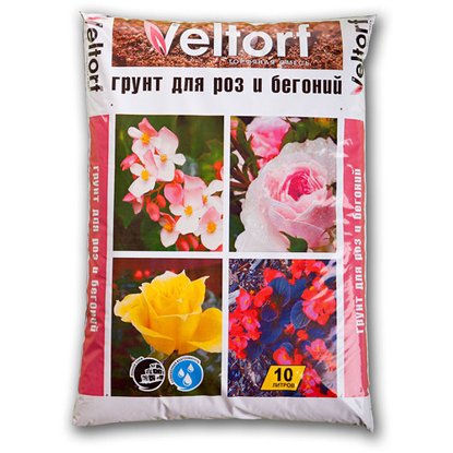 Грунт Veltorf для роз и бегоний 10 л