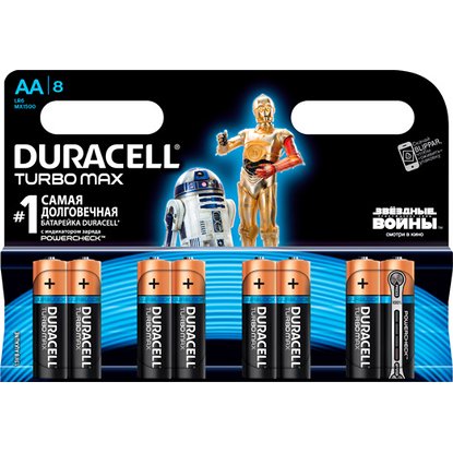 Батарейки Duracell Turbo Max AA 8 шт