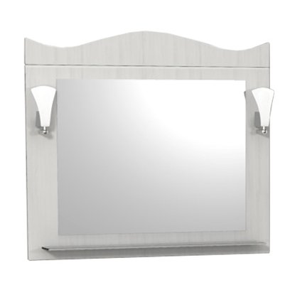 Зеркало Merkana Венеция подвесное белое 75х71,2х16см