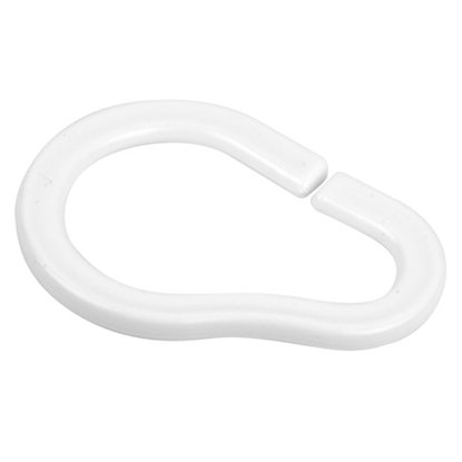 Кольца Lokee для штор белые диаметр 5 см