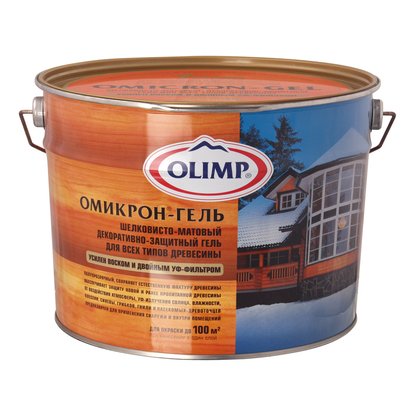 Гель защитный OLIMP Омикрон сосна 9 л
