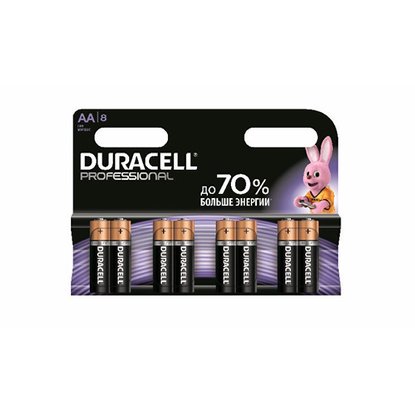 Батарейки щелочные Duracell Professional AA 8 шт