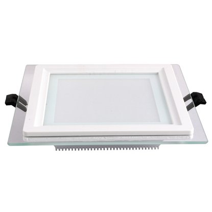 Светильник встраиваемый HIPER LED квадратный белый 3к4к6к 6 Вт
