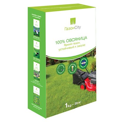 Семена газонной травы Овсяница 100% 1 кг