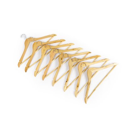 Вешалка для одежды OBI дерево светлый 8 шт