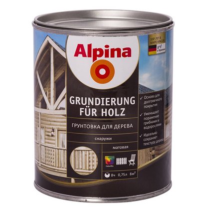 Антисептик-грунт Alpina 0,75 л