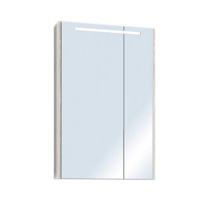 Шкаф зеркальный Акватон Верди белый/ясень фабрик 60 см