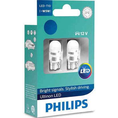 Лампа диодная PHILIPS Вт5 Вт 12 В 4000LED 2 шт