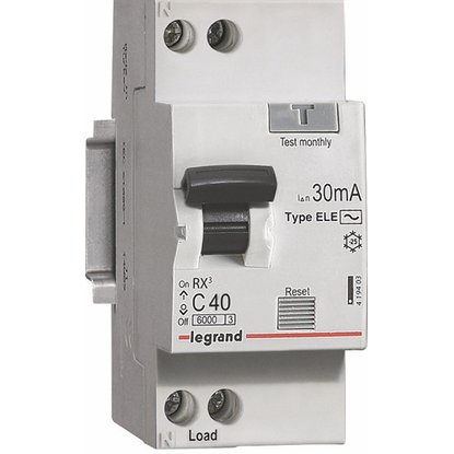Автоматический выключатель дифференциального тока RX3 30 мА 16 А 1П+Н AC