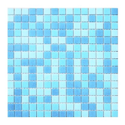Мозаика ELADA Econom бело-голубой 32,7x32,7 см