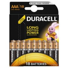 Батарейки щелочные Duracell Basic AAА 18 шт