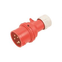 Силовая вилка LUX-TOOLS 16А 380В с заземляющим контактом