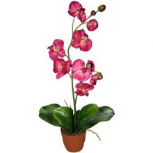 Растение искусственное Фаленопсис розовый 80 см