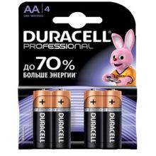 Батарейки щелочные Duracell Professional AA 4 шт