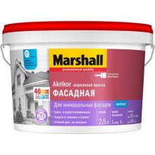 Краска для фасада Marshall Akrikor 2,5 л