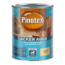Лак Pinotex Lacker Aqua на водной основе для мебели и стен полуматовый 1 л