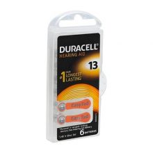 Батарейки для слуховых аппаратов Duracell Specialty P13, 6 шт