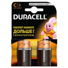 Батарейки Duracell Basic C алкалиновые 2 шт
