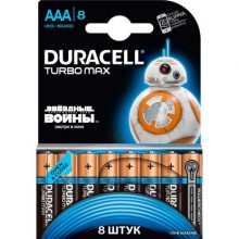 Батарейки Duracell Turbo Max AAA 8 шт
