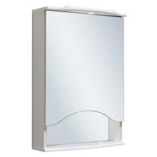 Шкаф зеркальный Runo Фортуна 50 с подсветкой 75 х 50 х 24 см