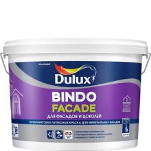 Краска Dulux Bindo Facade BW глукобокоматовая для минеральных фасадов и цоколей