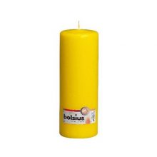Свеча Bolsius столбик желтая 250 х 80 мм